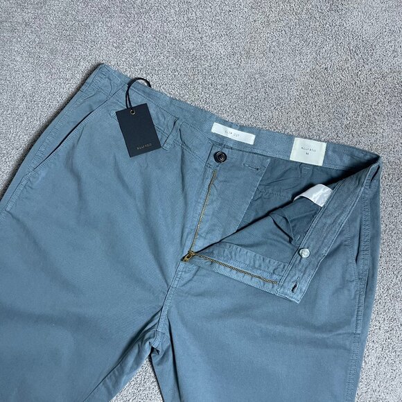 Billy Reid Slim Fit Cut Faded Navy Blue Chino Pant Preppy Men's 36x29 NWT - Picture 3 of 7